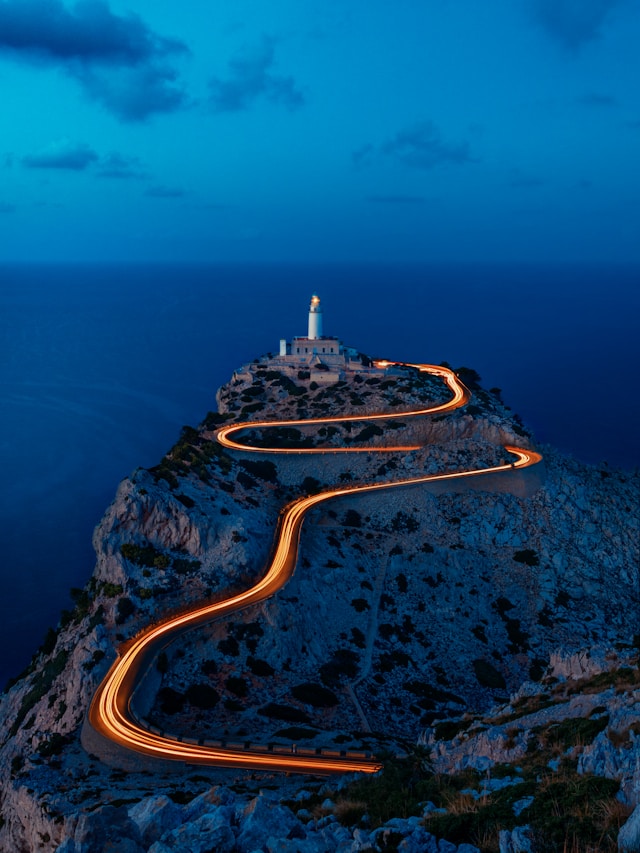 Cap de Formentor bij zonsondergang
