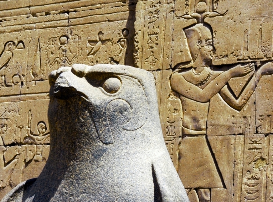 Binnenste van Edfu tempel