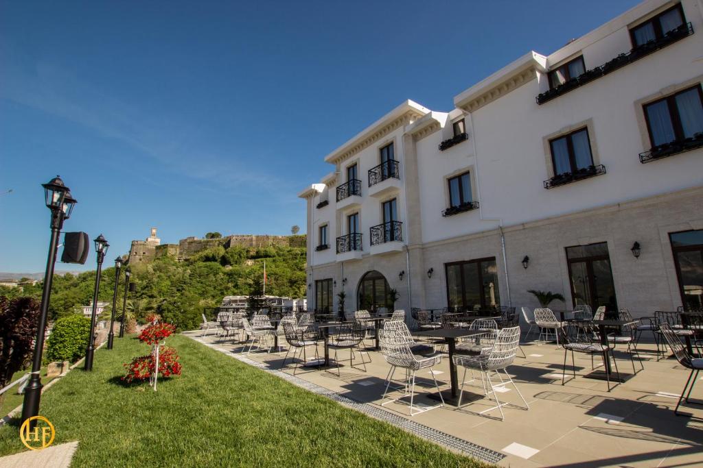 Hotel Fantasy – terras met uitzicht