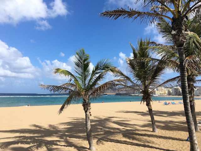 Boulevard met strandtenten