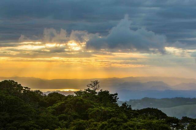 Monteverde zonsondergang