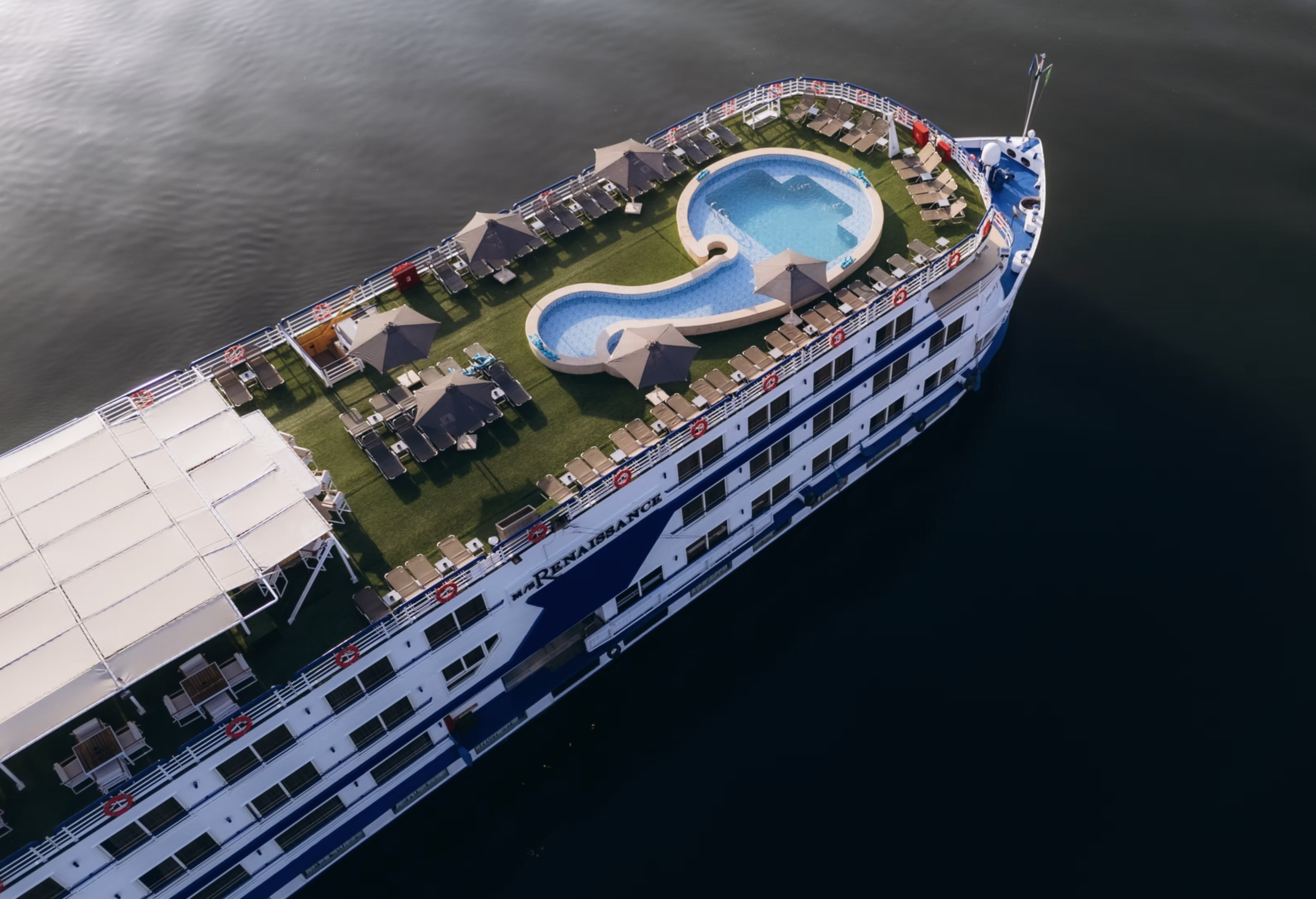 Zonsondergang over de Nijl