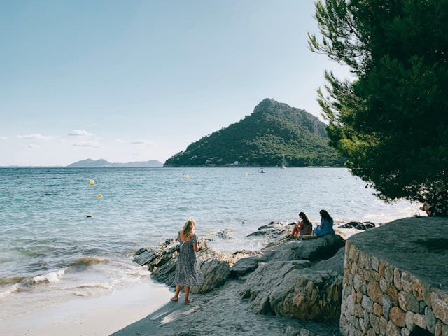 Strandje van Port de Pollen&ccedil;a