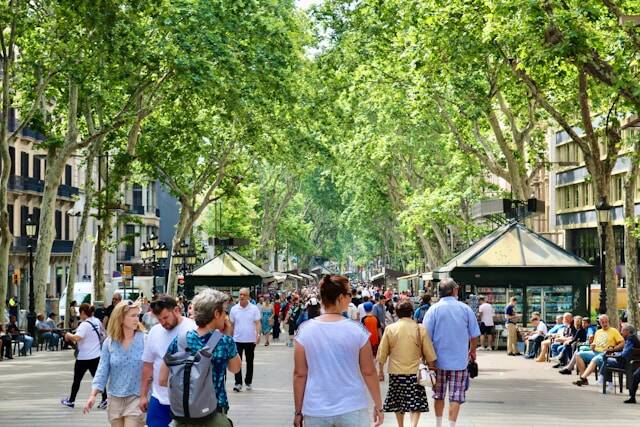 La Rambla en La Boqueria