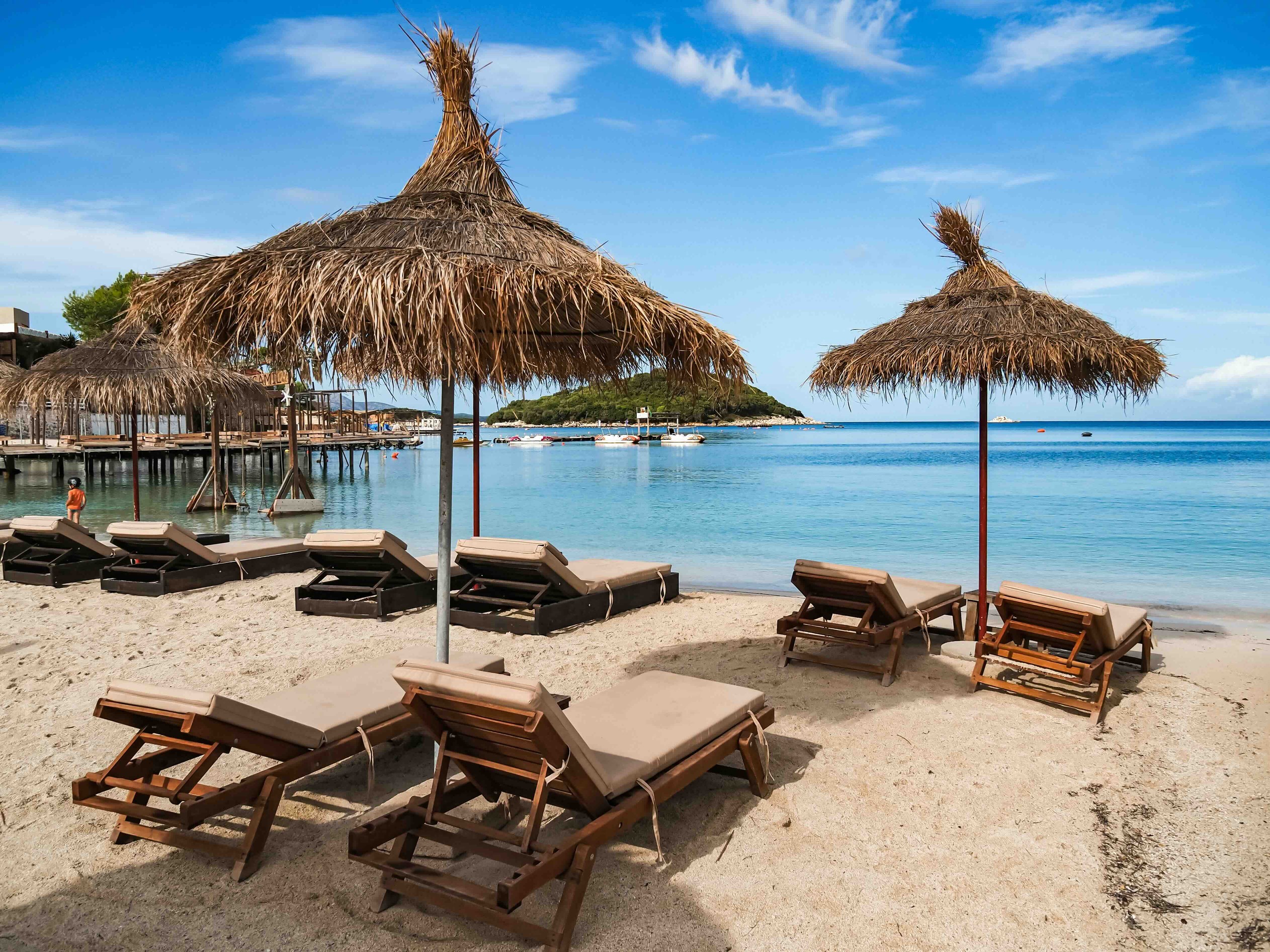 Ruïnes van Butrint tussen pijnbomen