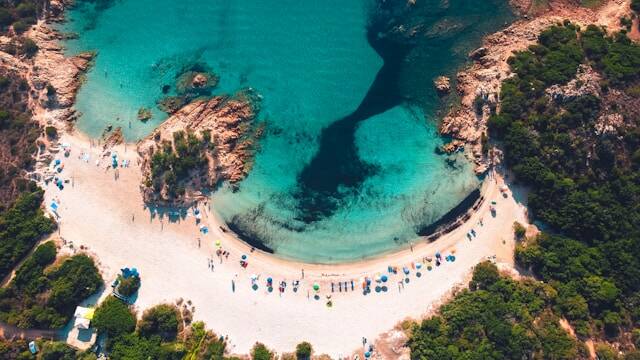 Strand bij Olbia