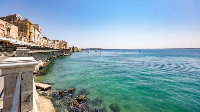Zeezicht Siracusa