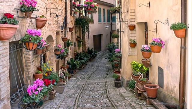 Umbrië – Assisi in de verte