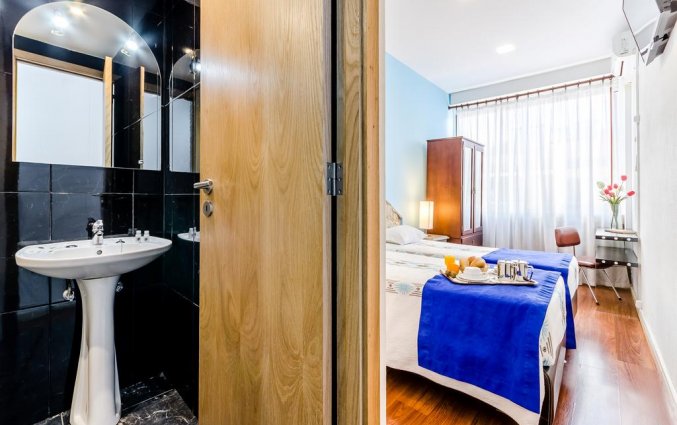 Tweepersoonskamer van Hotel Santa Clara in Porto