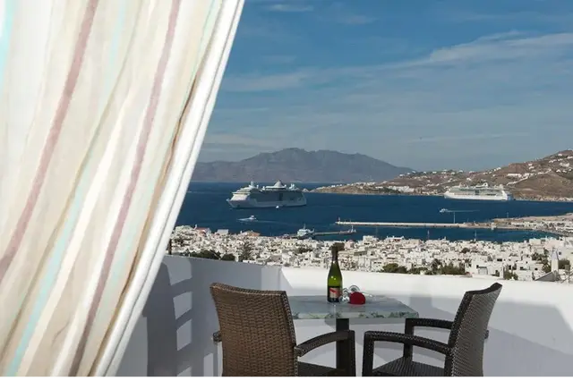 Hotel Zannis uitzicht 