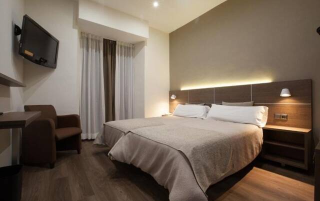 Tweepersoonkamer van Hotel Don Paco in Malaga