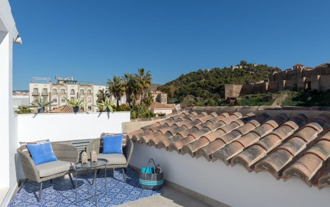 Balkon van appartementen Soho Boutique Museo in Malaga