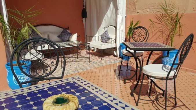 Dakterras van Riad dar Benbrahim in Marrakech