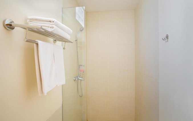 Badkamer van een tweepersoonskamer van Hotel Spazzio op Bali