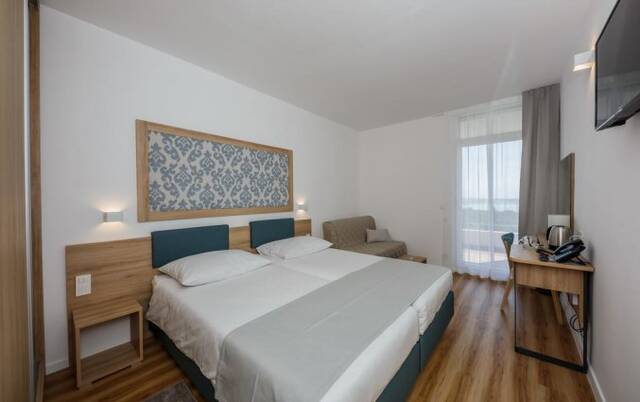 Tweepersoonskamer van Hotel Medena in Dalmatië