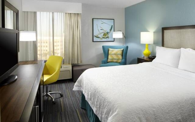 Tweepersoonskamer van Hotel Hampton Inn Orlando Near Universal Blv in Orlando