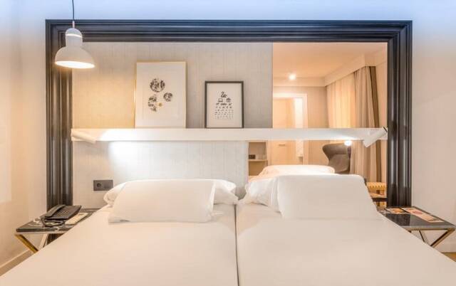 Tweepersoonskamer van Hotel SH Ingles Boutique in Valencia