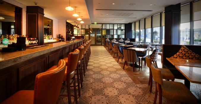 Lounge van hotel Hilton Kilmainham in Dublin