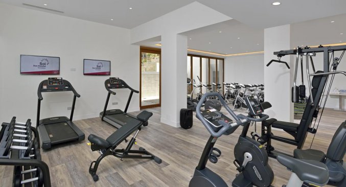 Fitnessruimte hotel Sol Don Pablo in Torremolinos