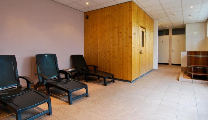 Sauna van Fletcher Resort-Hotel Amelander Kaap op Ameland