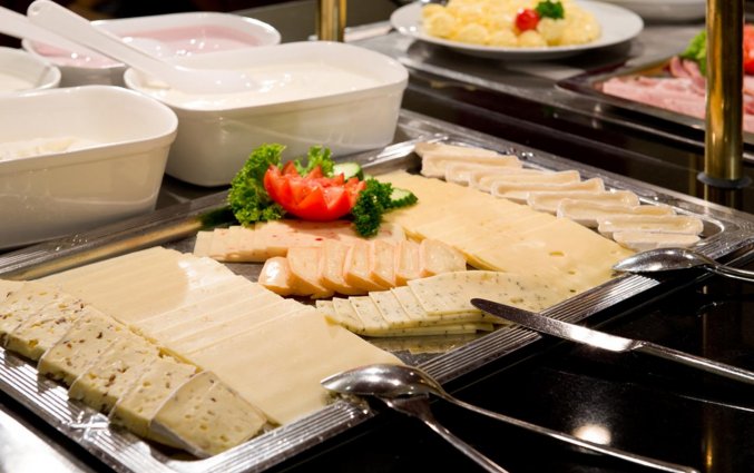 Ontbijtbuffet van Hotel Allegra in Berlijn
