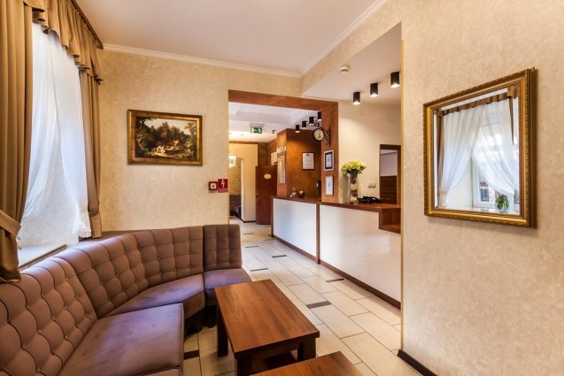 Ontvangst van Hotel Maksymilian in Krakau