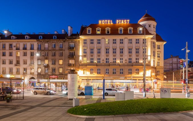 Gebwou van Hotel Piast in Wrocław