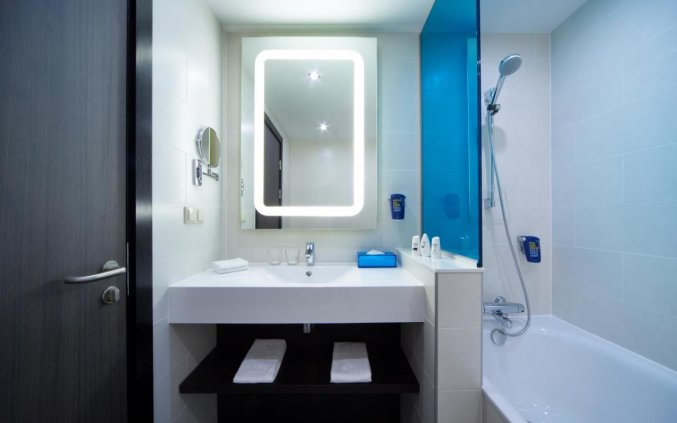 Badkamer van Hotel Park Inn by Radisson Riga Valdemara