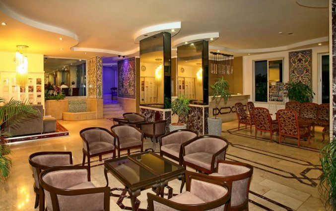 Lobby van Hotel Kleopatra Celine in Alanya