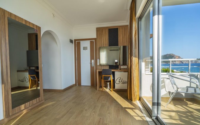 Slaapkamer van Hotel Kleopatra Celine in Alanya
