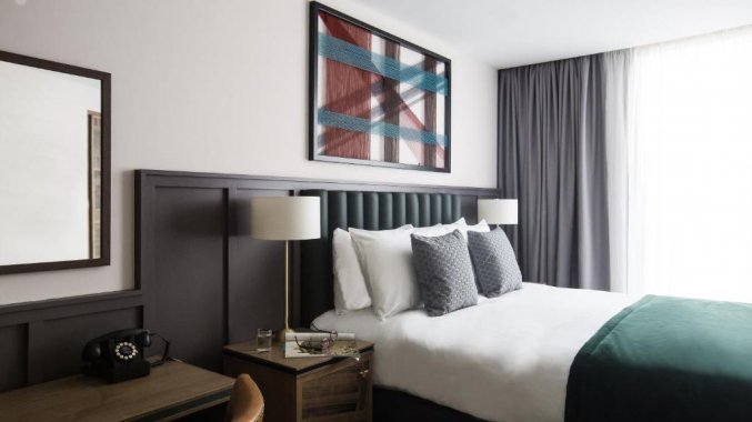 Slaapkamer van Hotel Indigo Manchester Victoria Station