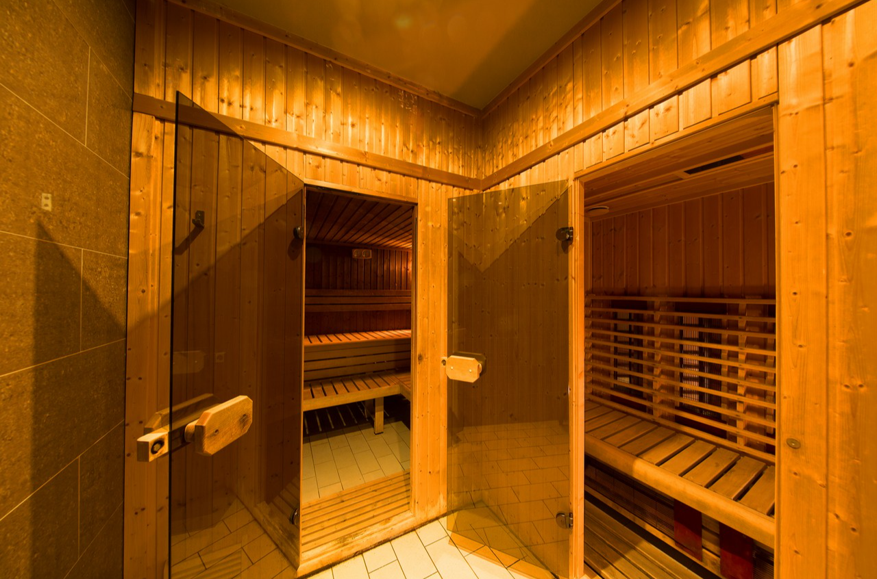 Sauna van Hotel President in Budapest
