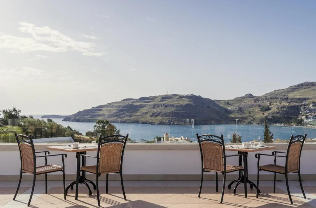 Lindos Village Resort & Spa - Adults Only terras
