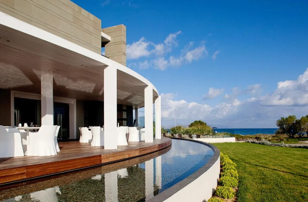 Aqua Blu Boutique Hotel & Spa terras 