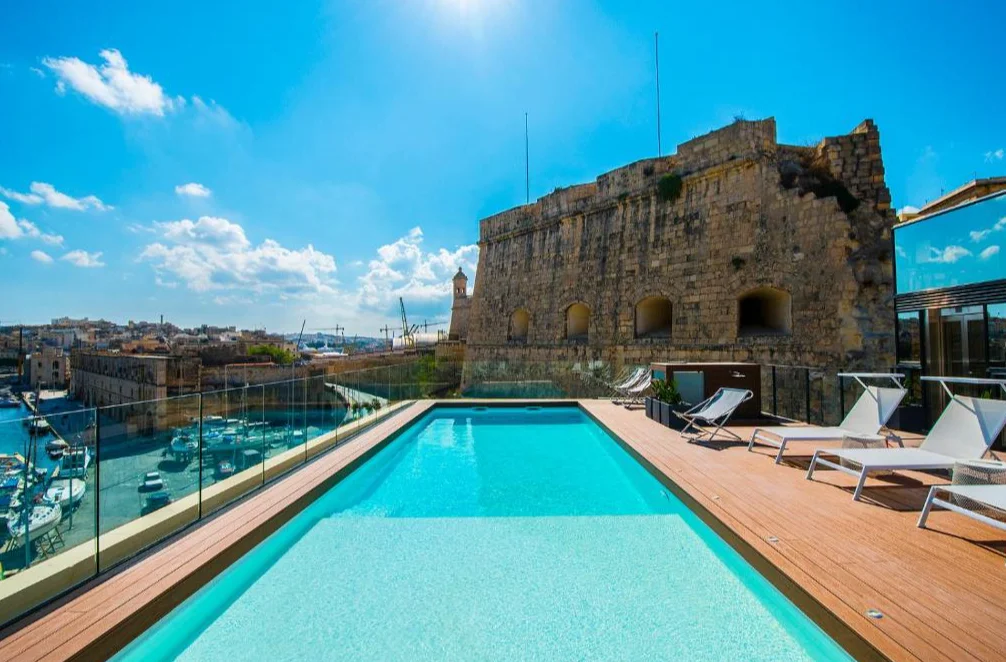 Hotel Cugo Gran Macina Grand Harbour zwembad 