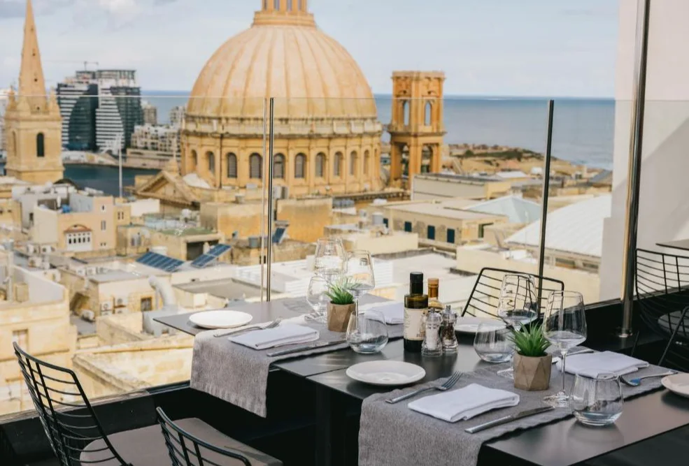 The Embassy Valletta Hotel restaurant 