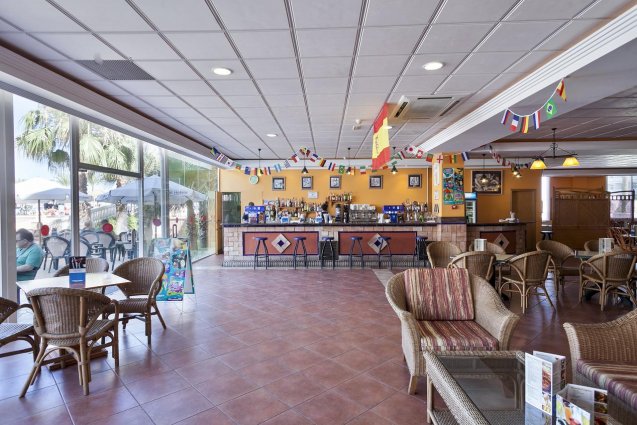 Bar van Hotel Siroco aan de Costa del Sol