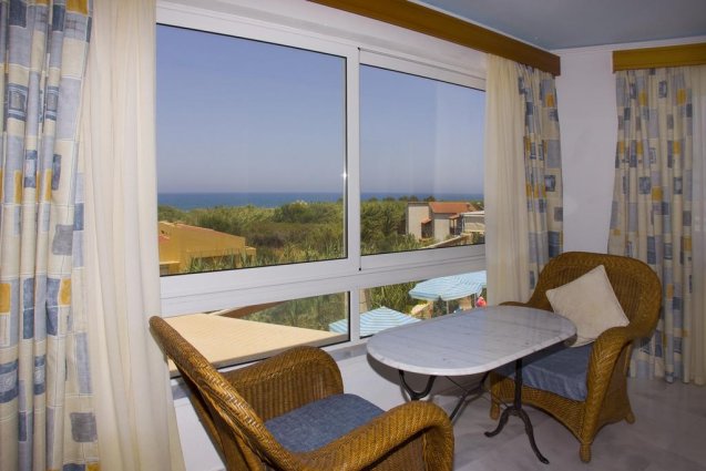 Zitgdeelte in appartement van appartementen Furtura vakantie Kreta