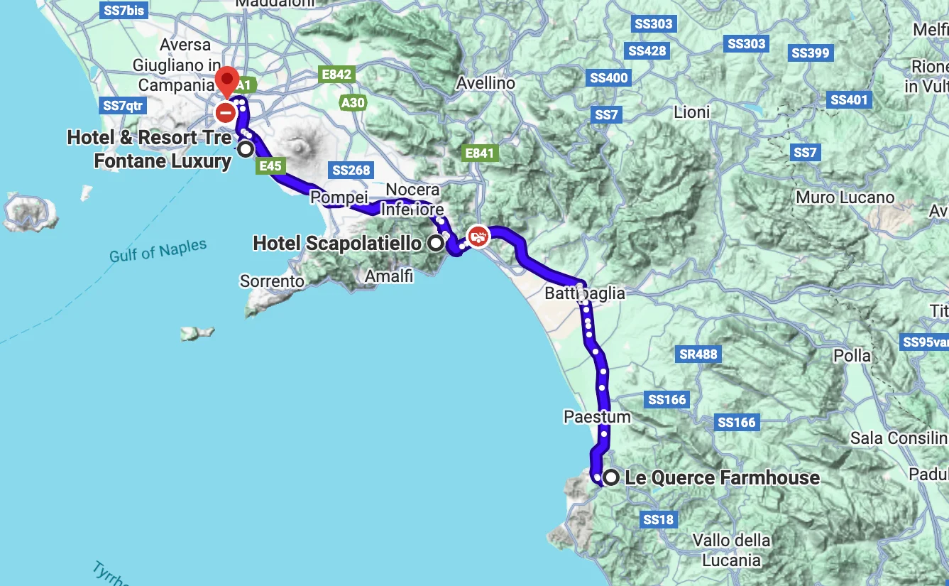 Amalfi - Route