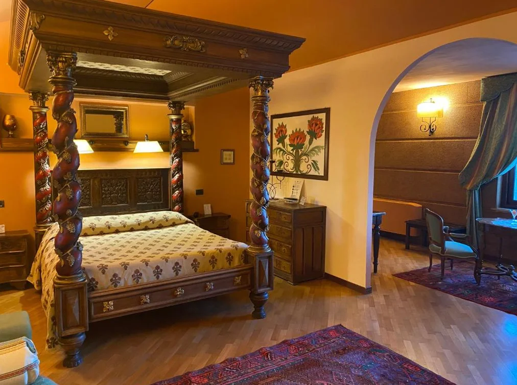 Relais Abbazia Santa Anastasia slaapkamer