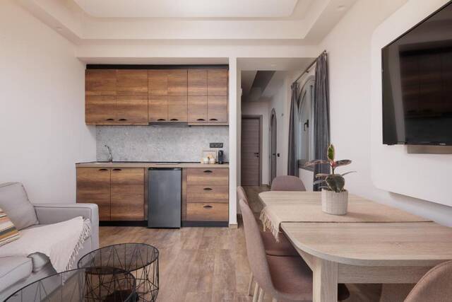The Summit Escape - woonkamer met keuken