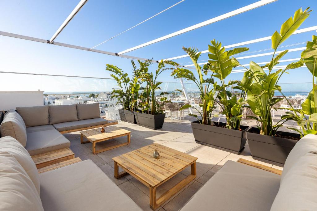 Pure Formosa Concept Hotel - loungehoek op het dakterras