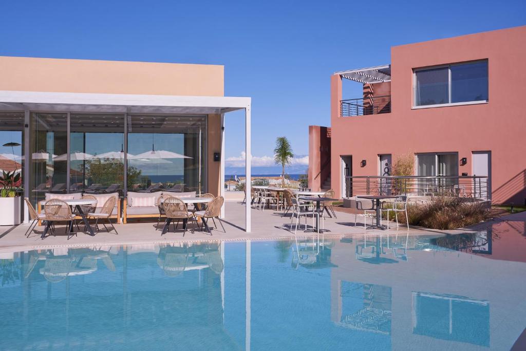 Lena Mare Boutique Hotel - dakterras met zeezicht