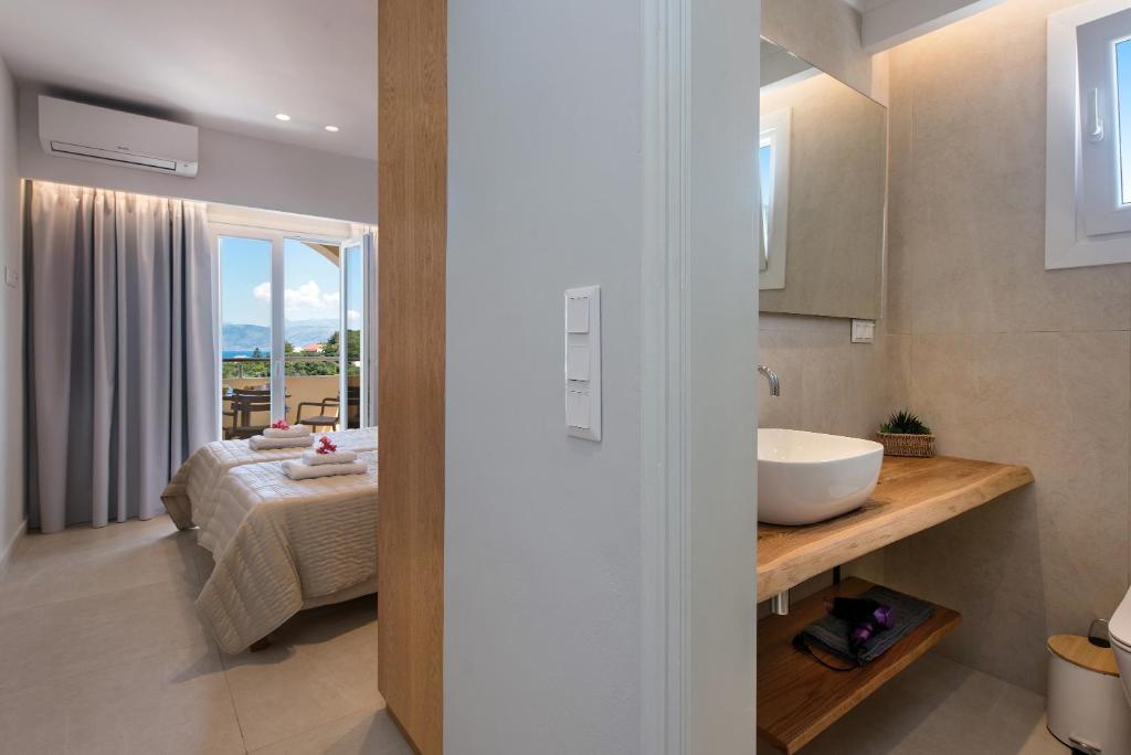 Hill Lofos Hotel - kamer met badkamer