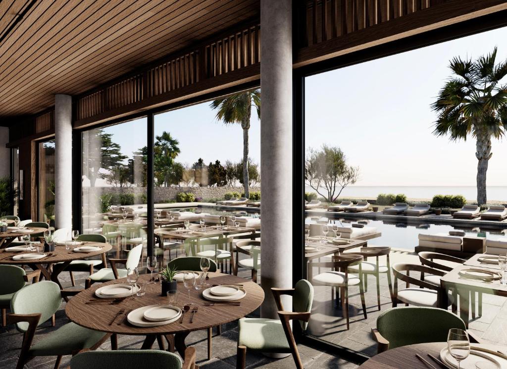 The Olivar Suites - restaurant met zicht op zee