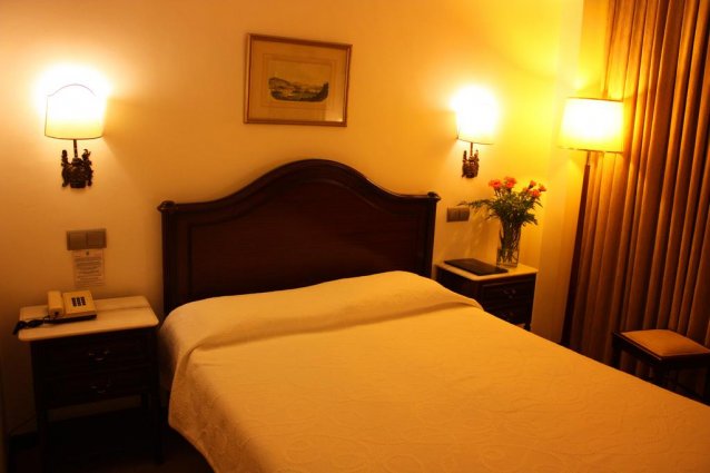 tweepersoonsbed van Hotel Vice Rei Porto
