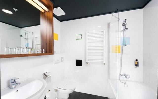 Badkamer in een kamer van Hotel Bo18