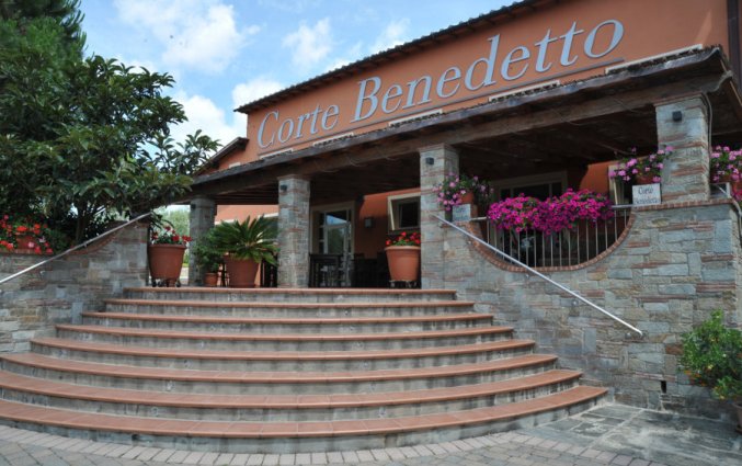 Entree van Hotel Agriturismo Corte Benedetto in Toscane