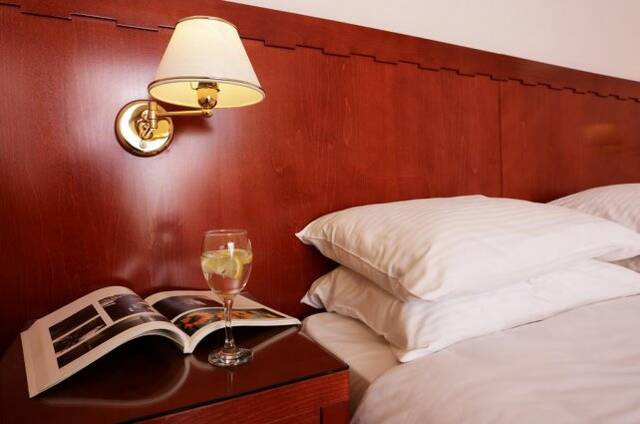 Tweepersoonskamer van Hotel Attalos in Athene