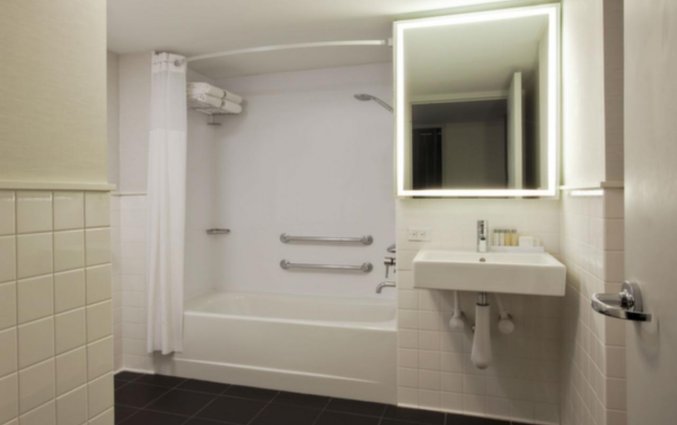 Badkamer van Hotel Row NYC